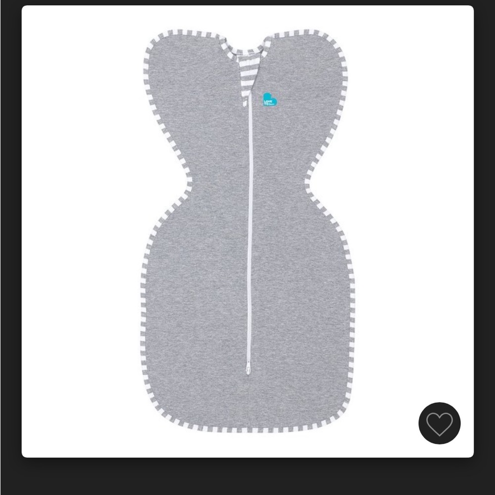 Gently used love to dream sleep sack, grey, size small